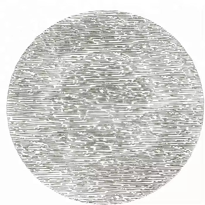 Gold Round Decorative 13inch Glass Charger Plates for Wedding Party Holiday