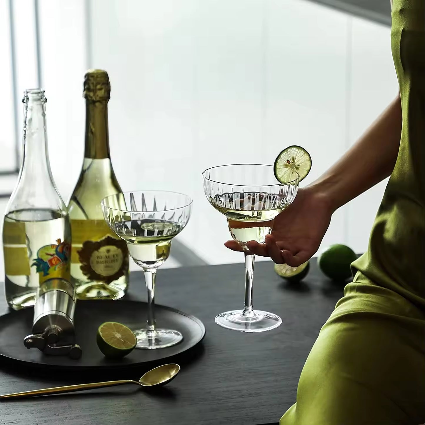 Clear Cocktail Goblet